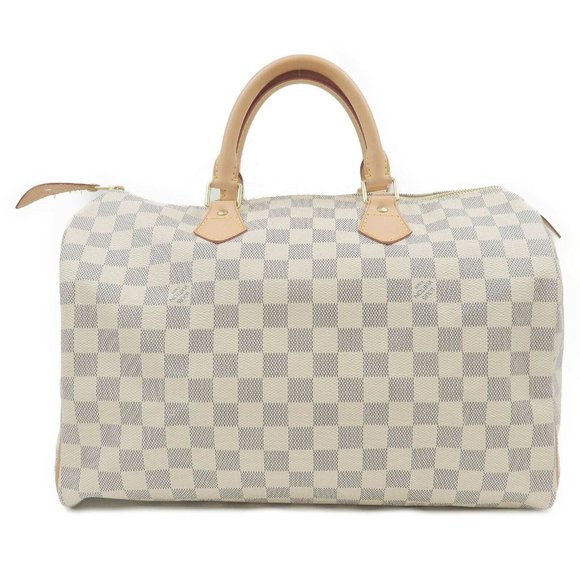 new 2021 Auth Louis Vuitton Speedy 35 damier azur - Picture 4 of 9
